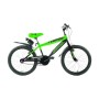 BICICLETTA PER  BAMBINI 20" HAMMER VERDE CON BORRACCIA, 2 FRENI, MOVIMENTI A SFERA BKT DM20