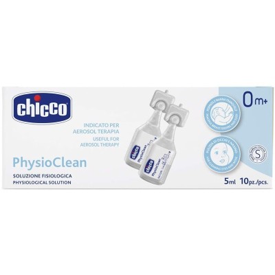 SOLUZIONE FISIOLOGICA 5ml 10pz PHYSIOCLEAN CHICCO 004983