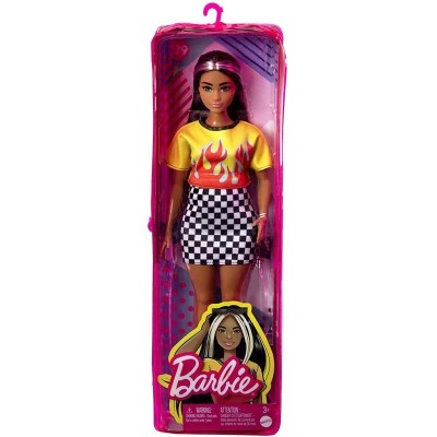 BAMBOLA 30 CM BARBIE FASHIONISTAS 179 CON BORSETTA MATTEL HBV13