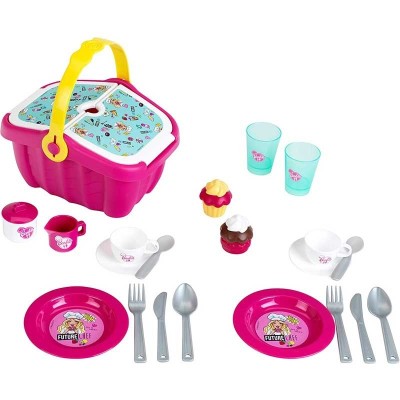 CESTINO DA PICNIC BARBIE CON 16 ACCESSORI KLEIN 9527