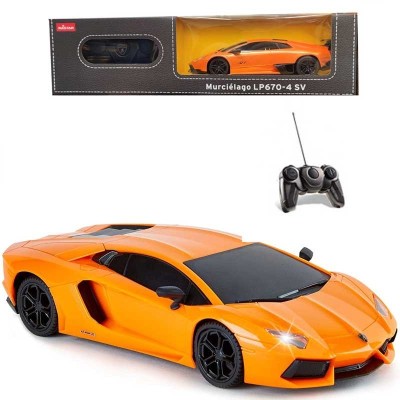 VEICOLO RADIOCOMANDATO LAMBORGHINI MURCIELAGO LP670-4 SV ARANCIO RASTAR 549948