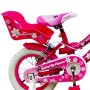 BICICLETTA PER BAMBINI 12" BUTTERFLY CON CESTINO, PORTABAMBOLE E MOVIMENTO SFERA BU12/2