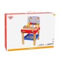 BANCO LAVORO CON 48 STRUMENTI E ACCESSORI REALISTICI IN LEGNO TOKY TOY TKC466