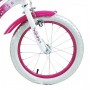 BICICLETTA PER BAMBINI 16" BUTTERFLY CON CESTINO, PORTABAMBOLE E MOVIMENTO SFERA BU16/2