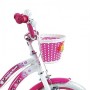 BICICLETTA PER BAMBINI 16" BUTTERFLY CON CESTINO, PORTABAMBOLE E MOVIMENTO SFERA BU16/2