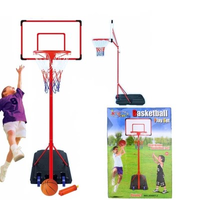 TABELLONE E CANESTRO BASKET 216 CM CON PIANTANA LA GIRAFFA 20881J