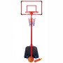 TABELLONE E CANESTRO BASKET 216 CM CON PIANTANA LA GIRAFFA 20881J