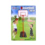 TABELLONE E CANESTRO BASKET 216 CM CON PIANTANA LA GIRAFFA 20881J