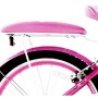 BICICLETTA 20" BUTTERFLY FLOWER CON CESTINO E PORTAPACCHI IMBOTTITO BU20