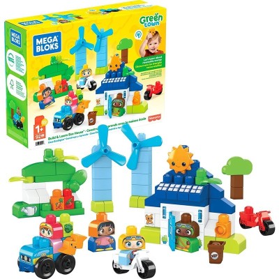 SET CASA COSTRUISCI E IMPARA ECO AMICI BIO COSTRUZIONI MEGA BLOKS FISHER PRICE HCG36