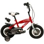 BICICLETTA PER BAMBINI 12" BMX ROSSA CON PARAFANGHI, BORRACCIA E MOVIMENTI SFERA BM12