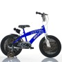 BICICLETTA PER BAMBINI 16" BMX BLU CON PARAFANGHI, BORRACCIA E MOVIMENTI SFERA BM16