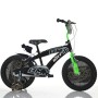 BICICLETTA PER BAMBINI 16" BMX VERDE CON PARAFANGHI, BORRACCIA E MOVIMENTI SFERA BM16