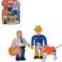 BLISTER 2 PERSONAGGI SAM E STEELE CON CUCCIOLO RADAR E ACCESSORIO SAM IL POMPIERE SIMBA 109251077038