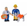 BLISTER 2 PERSONAGGI SAM E STEELE CON CUCCIOLO RADAR E ACCESSORIO SAM IL POMPIERE SIMBA 109251077038