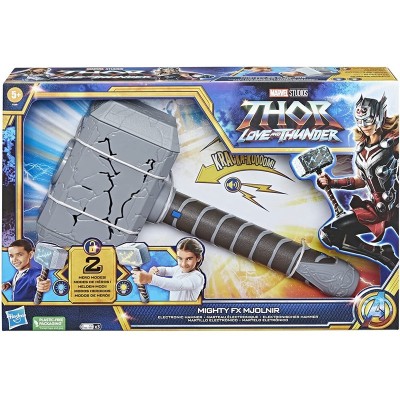 MARTELLO MIGHTY FX MJOLNIR ELETTRONICO DI MARVEL THOR LOVE AND THUNDER HASBRO F3359