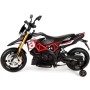 MOTO ELETTRICA PER BAMBINI APRILIA DORSODURO 900 ROSSA 12 V SUONI, LED, SED.PELLE, RUOTE EVA/2