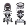 TRICICLO COMFORT AZZURRO EVOLUTIVO 3 IN 1 CON RUOTE EVA QPLAY 300.02