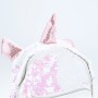 ZAINO ROSA BIANCO GIRABRILLA UNICORNO NICE 02530