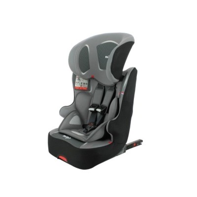 SEGGIOLINO AUTO RACER ISOFIX GRAFIK GREY GR.1/2/3 MIGO 8052500342