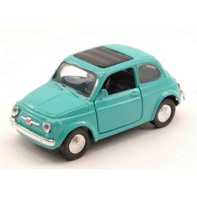 MODELLINO AUTO FIAT 500F VERDE ACQUA SCALA 1:32 DIE CAST NEWRAY 50713