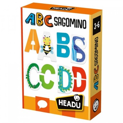 ABC SAGOMINO GIOCO EDUCATIVO HEADU IT51364 (ITA)