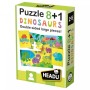 PUZZLE 8+1 DINOSAURS EDUCATIVO HEADU IT22243