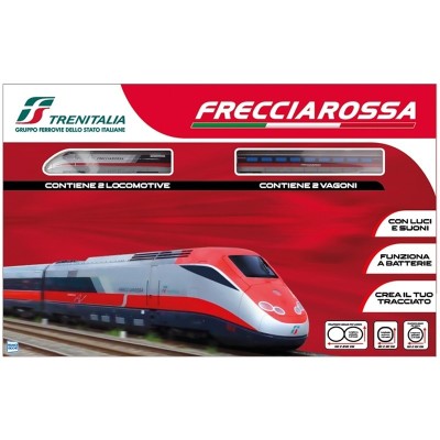 TRENO CON BINARI ELETRONICO FRECCIAROSSA 500 SCALA 1:43 TOYS GARDEN 96101