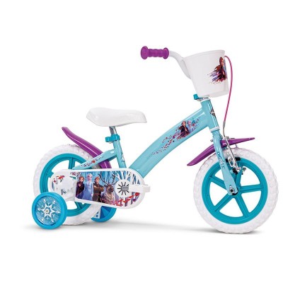 BICICLETTA PER BAMBINI 12" DISNEY FROZEN CON 1 FRENO E CESTINO HUFFY 120125100