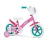 BICICLETTA PER BAMBINI 12" DISNEY MINNIE CON 1 FRENO E CESTINO HUFFY 120125110