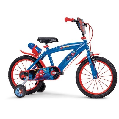 BICICLETTA PER BAMBINI 16" MARVEL SPIDERMAN CON 2 FRENI E BORRACCIA HUFFY 120165115