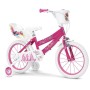 BICICLETTA PER BAMBINI 16" PRINCIPESSE DISNEY CON 2 FRENI E CESTINO HUFFY 120165105