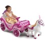 CARROZZA ELETTRICA PER BAMBINI PRINCIPESSE DISNEY CON CAVALLO, CON SUONI E PORTA BEVANDE HUFFY 100050301