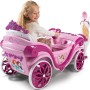 CARROZZA ELETTRICA PER BAMBINI PRINCIPESSE DISNEY CON CAVALLO, CON SUONI E PORTA BEVANDE HUFFY 100050301