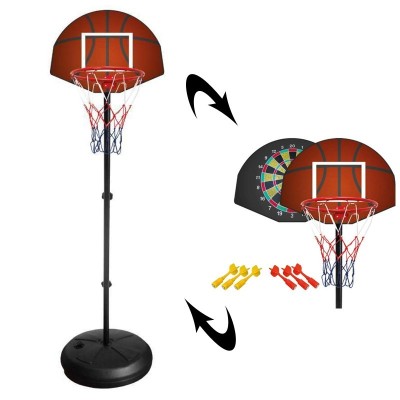 PIANTANA BASKET 2 IN 1 PLAY CON BERSAGLIO E DARDI MAGNETICI MANDELLI 703200081