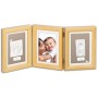 PORTAFOTO NATURAL CON 2 KIT IMPRONTE PER CALCHI DOUBLE PRINT FRAME BABY ART 34120071