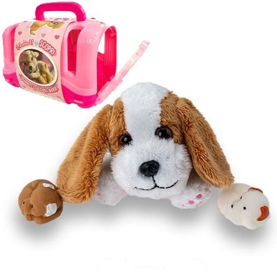 CUCCIOLO CAVALIER KING MAMMY SURPRISE DOG CON TRASPORTINO E CUCCIOLINI SBB 644520