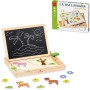 LA MIA LAVAGNA 2 IN 1 LEARN AND PLAY CON FORMINE IN LEGNO DAL NEGRO 054021