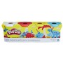 CONFEZIONE 4 VASETTI PLAYDOH PASTA DA MODELLARE ASSORTITA HASBRO B5517