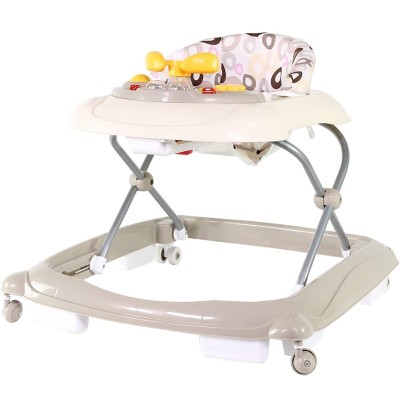 GIRELLO RICHIUDIBILE WALKER BASILE BEIGE REGOLABILE IN 3 ALTEZZE CON SUONI MIGO 888E0001