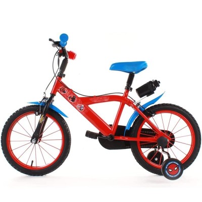 BICICLETTA PER BAMBINI 16" CON PARAFANGHI MARVEL SPIDERMAN VOLARE 21751