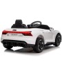 AUTO ELETTRICA PER BAMBINI AUDI ETRON BIANCA 12V CON PORTIERE APRIBILI, MP3, LUCI E SUONI