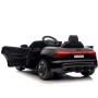 AUTO ELETTRICA PER BAMBINI AUDI ETRON NERO 12V CON PORTIERE APRIBILI, MP3, LUCI E SUONI