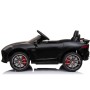 AUTO ELETTRICA PER BAMBINI JAGUAR F-TYPE NERA R/C 12V ING. MP3, LED PORTIERE APRIBILI LT894