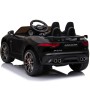 AUTO ELETTRICA PER BAMBINI JAGUAR F-TYPE NERA R/C 12V ING. MP3, LED PORTIERE APRIBILI LT894