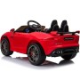 AUTO ELETTRICA PER BAMBINI JAGUAR F-TYPE ROSSA R/C 12V ING. MP3, LED PORTIERE APRIBILI LT894