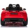 AUTO ELETTRICA PER BAMBINI JAGUAR F-TYPE ROSSA R/C 12V ING. MP3, LED PORTIERE APRIBILI LT894