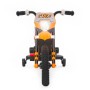 MOTO ELETTRICA PER BAMBINI MOTO CROSS ARANCIONE 6V CON LUCI E SUONI BABY CAR