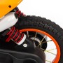 MOTO ELETTRICA PER BAMBINI MOTO CROSS ARANCIONE 6V CON LUCI E SUONI BABY CAR