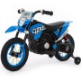 MOTO ELETTRICA PER BAMBINI MOTO CROSS BLU 6V CON LUCI E SUONI BABY CAR